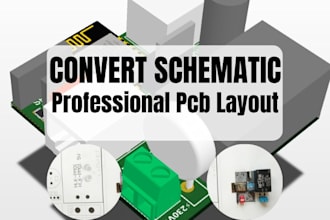 convert your schematic into a professional pcb layout