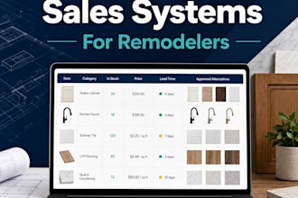 build ai inventory and sales systems for remodelers