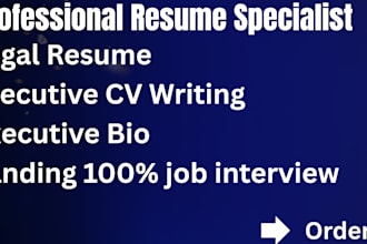 craft you a legal resume for job search