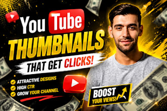 you tube thumbnail design  facebook post deslgn for you
