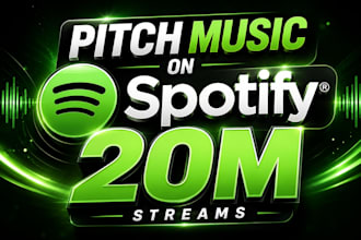 organic spotify music promotion, spotify album promotion, spotify pitch playlist