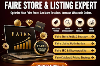 optimize your faire store for more wholesale sales and visibility