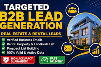 do b2b and us real estate rental lead generation