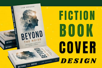 design a professional fiction book cover for your novel