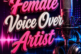 do professional bangla and english female voice over