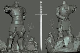 sculpt 3d warhammer, 3d miniature, 3d model, 3d printing, 3d figurine, 3d helmet