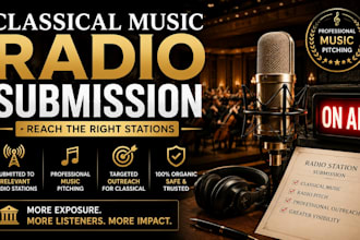 submit your classical music to radio stations
