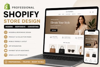 build a professional shopify store
