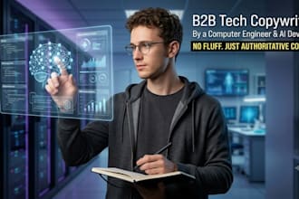 write expert b2b copywriting for saas, ai, and healthtech