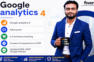 set up google analytics 4 ga4 and gogle tag manager