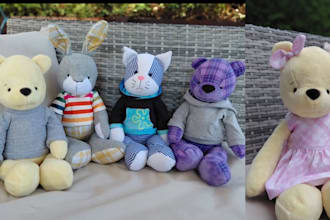 custom plush toy doll design amigurumi plushie 3d character stuffed animal