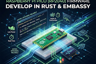 develop raspberry pi pico rp2040 firmware in rust with embassy