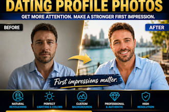 professionally edit tinder bumble profile photos