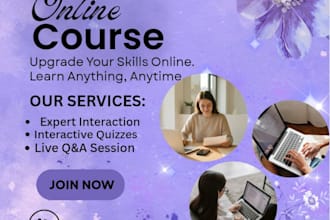 create online courses with content and marketing support