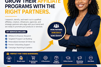 recruit affiliates and influencers for your affiliate program
