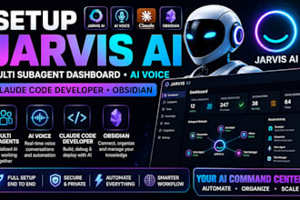 setup jarvis ai multi subagent dashboard ai voice claude code developer obsidian
