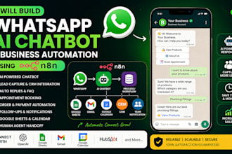 whatsapp ai chatbot for your business automation