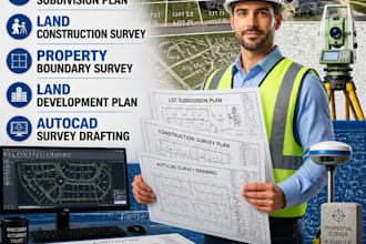 tx ca fl ga lots subdivision plan for land construction survey