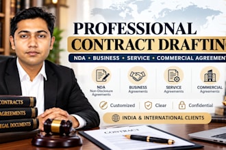 draft professional contracts, agreements and nda