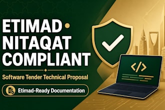 write nitaqat compliant technical proposal for etimad software tenders