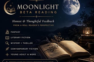 beta read your novel in spanish and give honest feedback