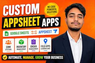 automate your business using google sheets and appsheet apps
