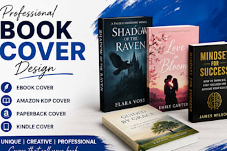 design ebook cover, amazon kdp book cover, kindle cover design