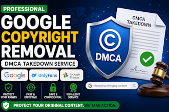 remove copyrighted content from google search