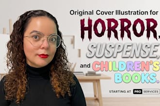 horror, true crime, and childrens book covers