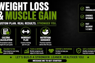 help you lose weight, build muscle and calculate calories