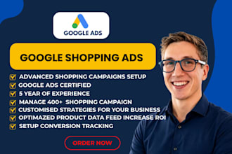 setup google shopping ads for shopify ecommerce and optimize shopping ads