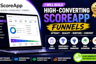 build score app quiz funnel or scorecard for scoreapp lead gen
