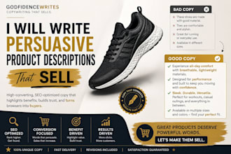 write persuasive product descriptions that sell
