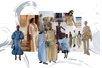 design professional aesthetic trend board design