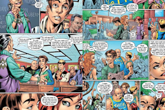 draw vintage comic retro comic superhero pop art style comic book vintage poster