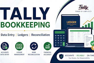 do tally bookkeeping and data entry for your business