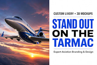 design custom airplane livery and msfs livery design in 24 hours