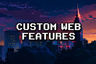 add custom features to your existing web application