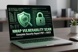 nmap vulnerability scan and professional security report