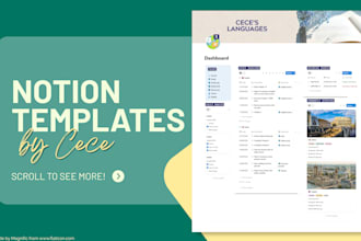 create a custom notion template for planning and organization