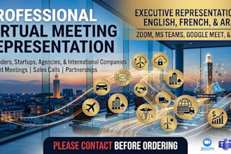 represent your company in business meetings
