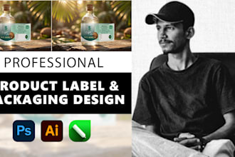 design luxury product label and packaging for your business