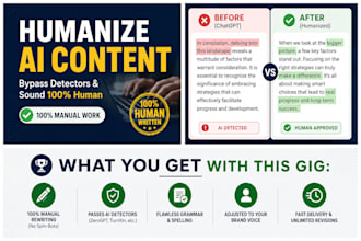 manually edit, proofread, and humanize your ai content