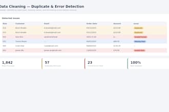 clean, deduplicate, and organize your messy excel data