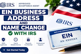 change your name and address on your ein number with the irs