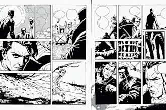 draw professional comic pages