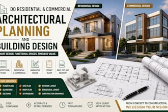 do residential and commercial architectural planning and building design