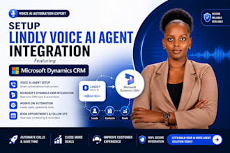 setup lindy voice ai agent integration microsoft dynamics CRM