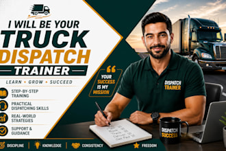provide one on one truck dispatch training and mentorship
