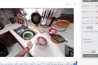 do video splitting, QA, and data validation